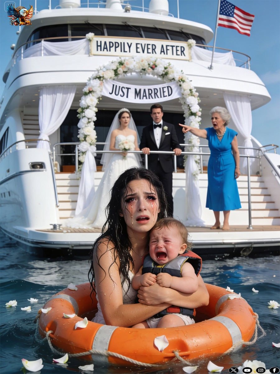 At my sister’s wedding reception, my own mother shoved her “single mother” daughter—and her so-called “illegitimate” granddaughter—straight off the deck into the freezing harbor.