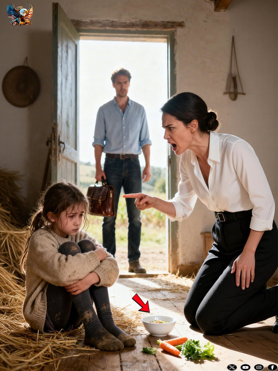 “I Can’t Eat This Anymore,” the Little Girl Whispered Through Tears — Then a Millionaire Walked In… and Everything Changed
