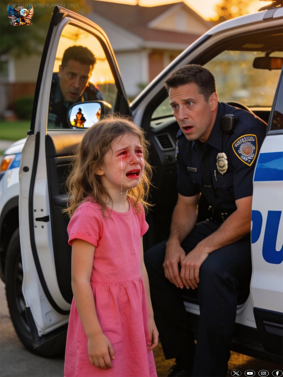 “Please… Come Home With Me!” — A Little Girl’s Desperate Plea to a Police Officer and the Discovery That Left an Entire Community Speechless