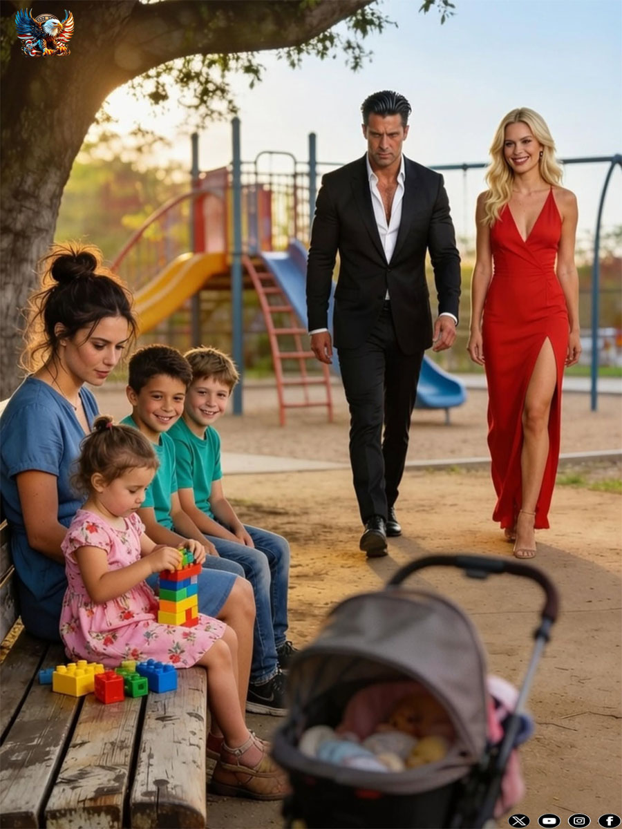 The Mafia Boss Walks In The Park With His Fiancée — Then He Is Shocked To See His Ex With Triplets. The Truth He Uncovered Shattered Everything He Thought He Knew