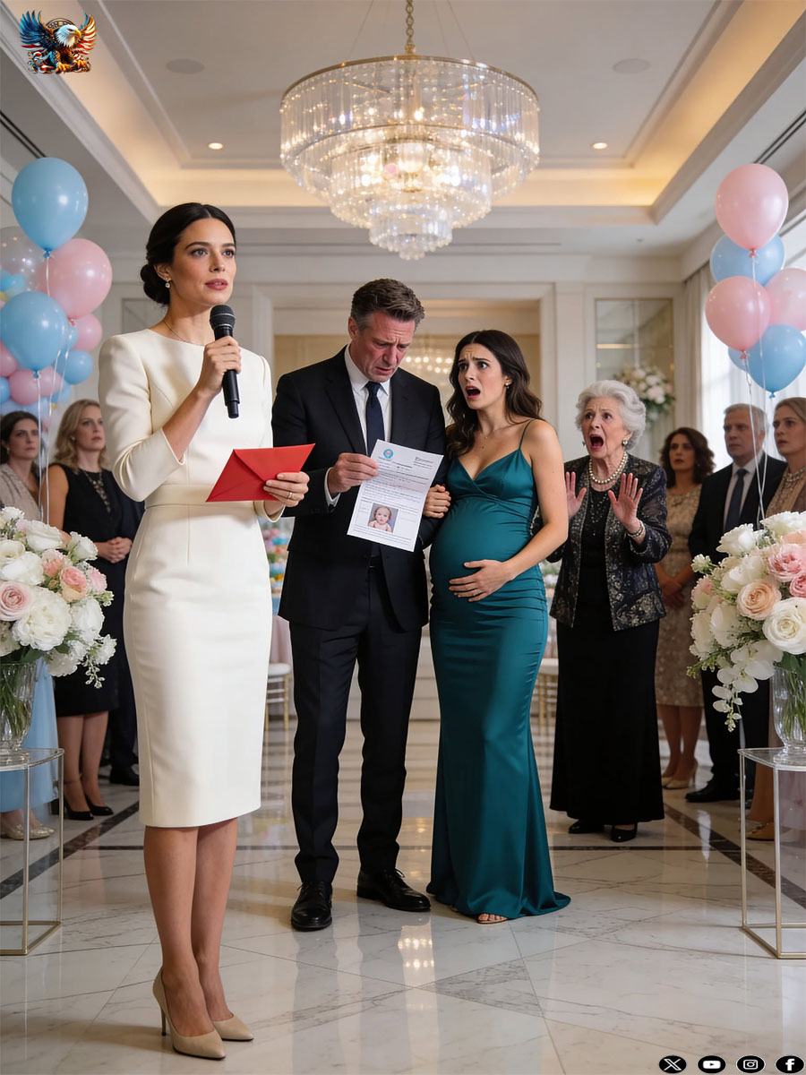 MY HUSBAND MADE ME HOST A BABY SHOWER FOR HIS MISTRESS—WHAT HE NEVER EXPECTED WAS THAT MY “GIFT” WOULD EXPOSE A LIE THAT DESTROYED THEM ALL