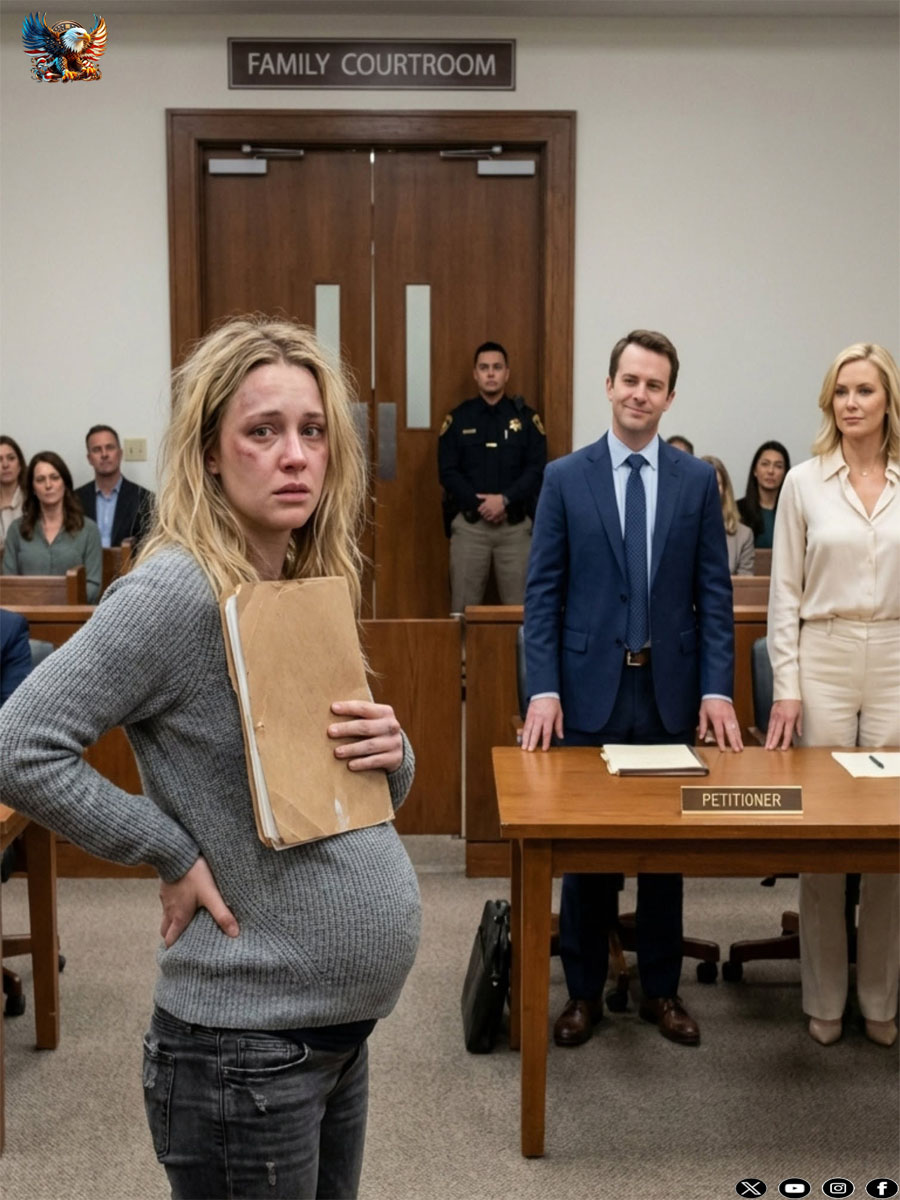 8 Months Pregnant, I Walked Into Court Expecting a Cold Divorce — I Never Expected My Husband and His Lover to Humiliate and Attack Me… Until the Judge Looked Up and Everything Changed