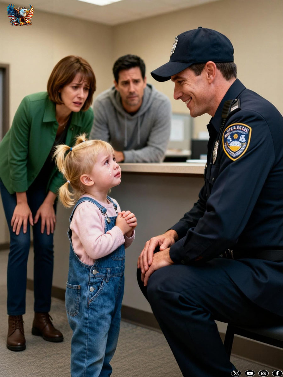A little girl went to a police station to confess a serious crime, but what she said left the officer completely sh0cked
