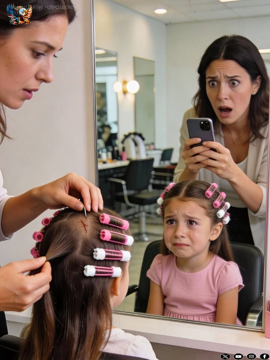 Recently, my 12-year-old daughter wouldn’t stop complaining about a sharp pain behind her neck. I thought it was posture, maybe she slept wrong—until it kept getting worse.So I took her to the salon, hoping a wash and a gentle scalp massage might help her relax. The stylist combed through her hair, chatting like normal… until her hands suddenly stopped.Her face tightened. She leaned closer, parting the hair at the base of my daughter’s neck. Then she looked at me—voice low.“Ma’am… this doesn’t look right.”I turned to the mirror. ..