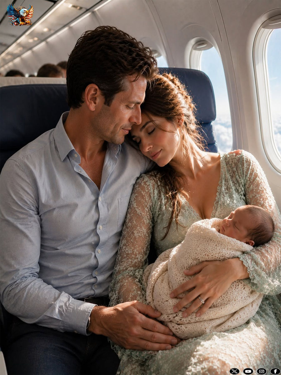 The stranger asked to sleep on my shoulder during the flight… upon landing, I discovered he was the millionaire everyone was looking for—and that my ex was already hu.nti.ng me down