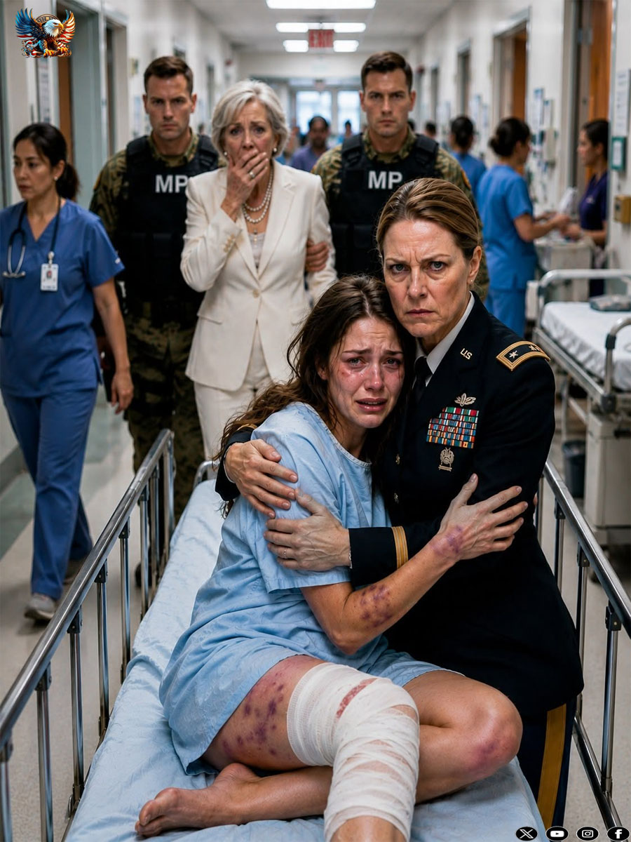 My daughter lay in a hospital bed, covered in finger-shaped bru!ses. “They l0cked me in the guest house and b.e.a.t me,,” she sobbed. Her arrogant billionaire husband and his mother stood in the doorway, laughing