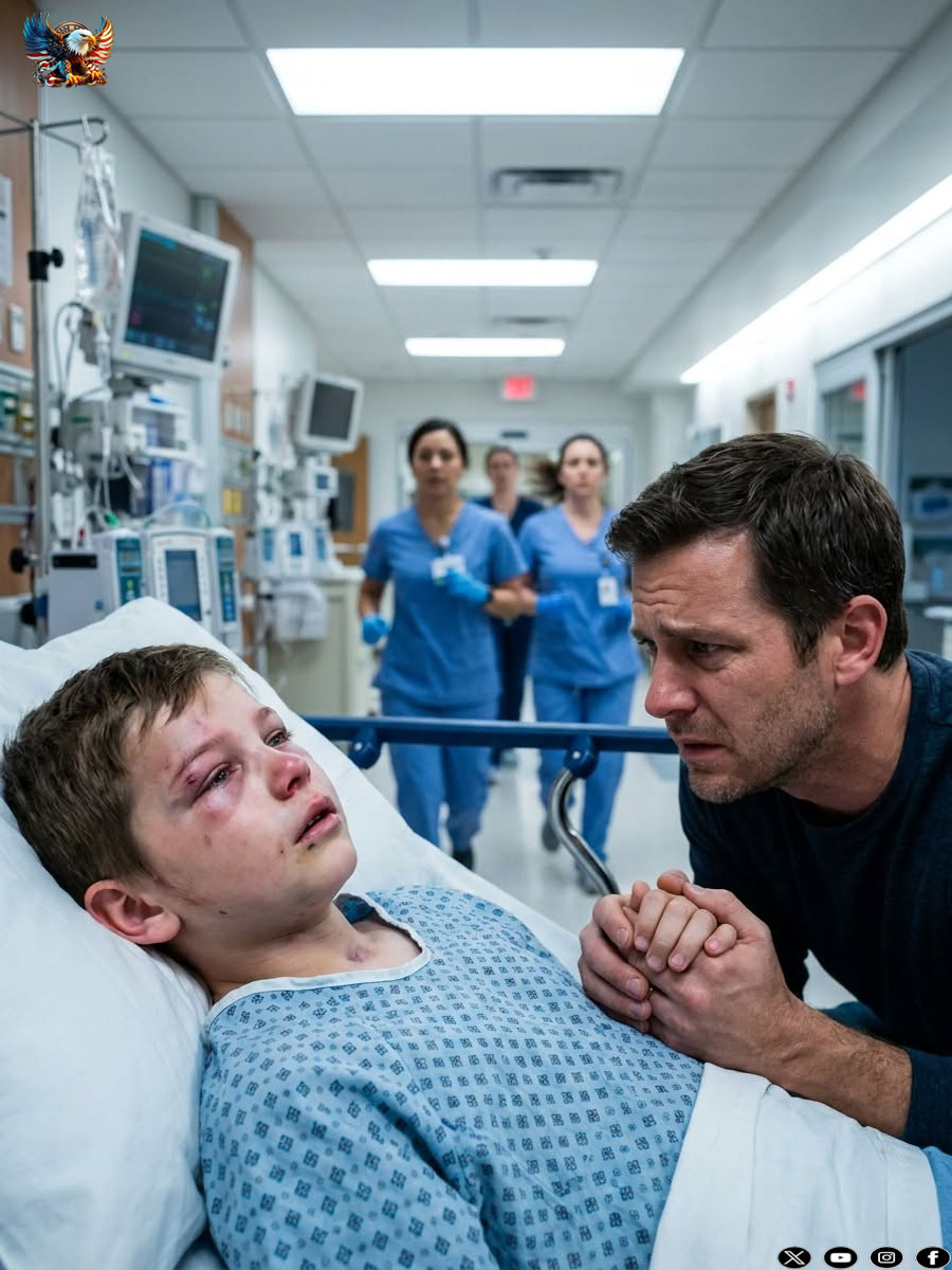 My eight-year-old son was nearly b:eat:en to d:ea:th in his grandfather’s driveway while three grown men laughed and pinned him down. By the time I got to the hospital, the doctors were murmuring words like brain swelling and concussion