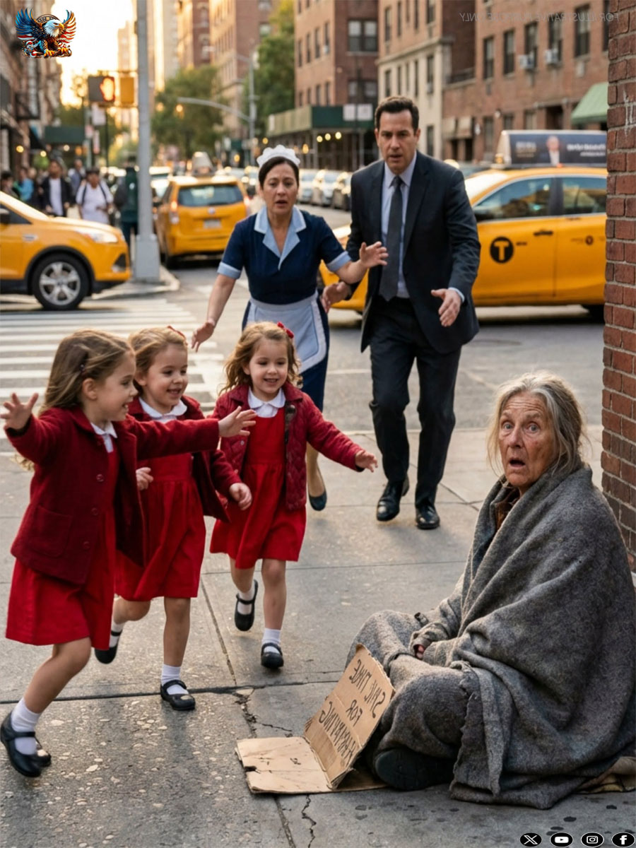 The Billionaire Was Told His Triplet Daughters Would Never See — Until a Forgotten Beggar Looked Into Their Eyes and Exposed the Lie That Cost Them Three Years of Darkness