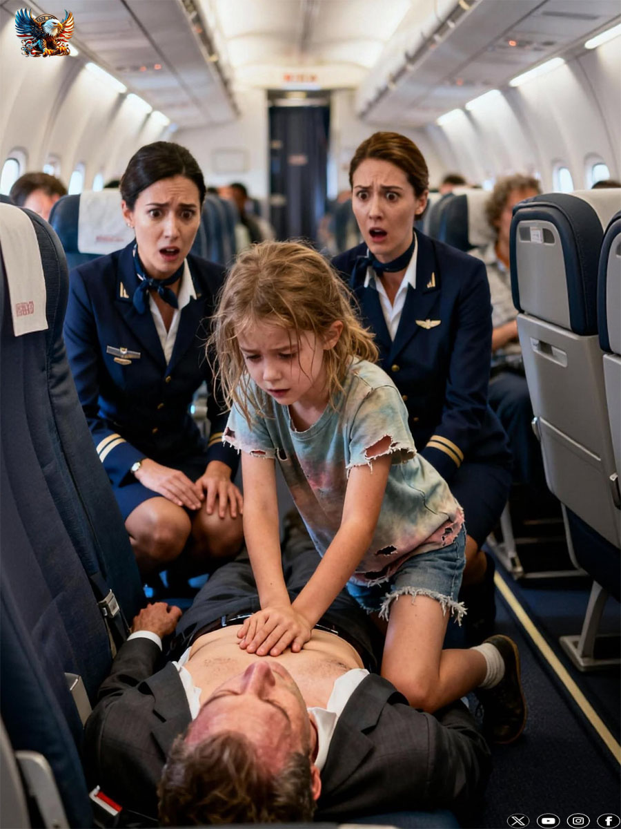 No One Noticed the Poor Little Girl on the Plane… Until She Saved a Billionaire and His Whisper Changed Everything