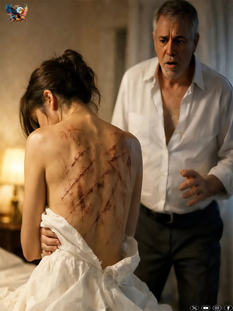 I married a 23-year-old woman when I was already 60… but on our wedding night, when I opened her dress, I saw something on her body that froze me to the spot.