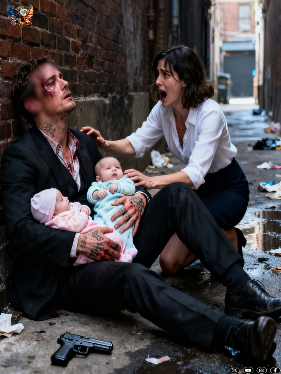 “She found him shot dead in a Boston alley, hugging his twins.”