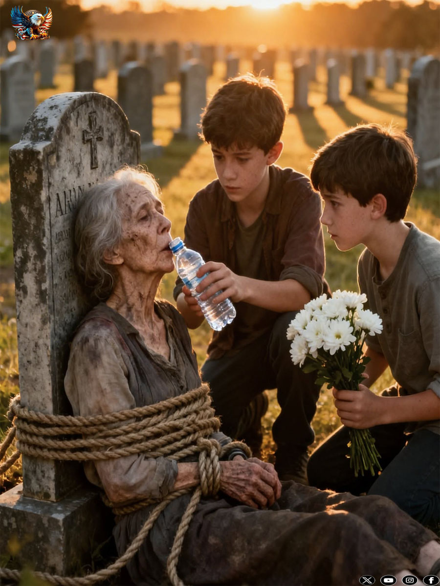 A wealthy old woman is betrayed by her children, but two orphaned boys save her thanks to their faith