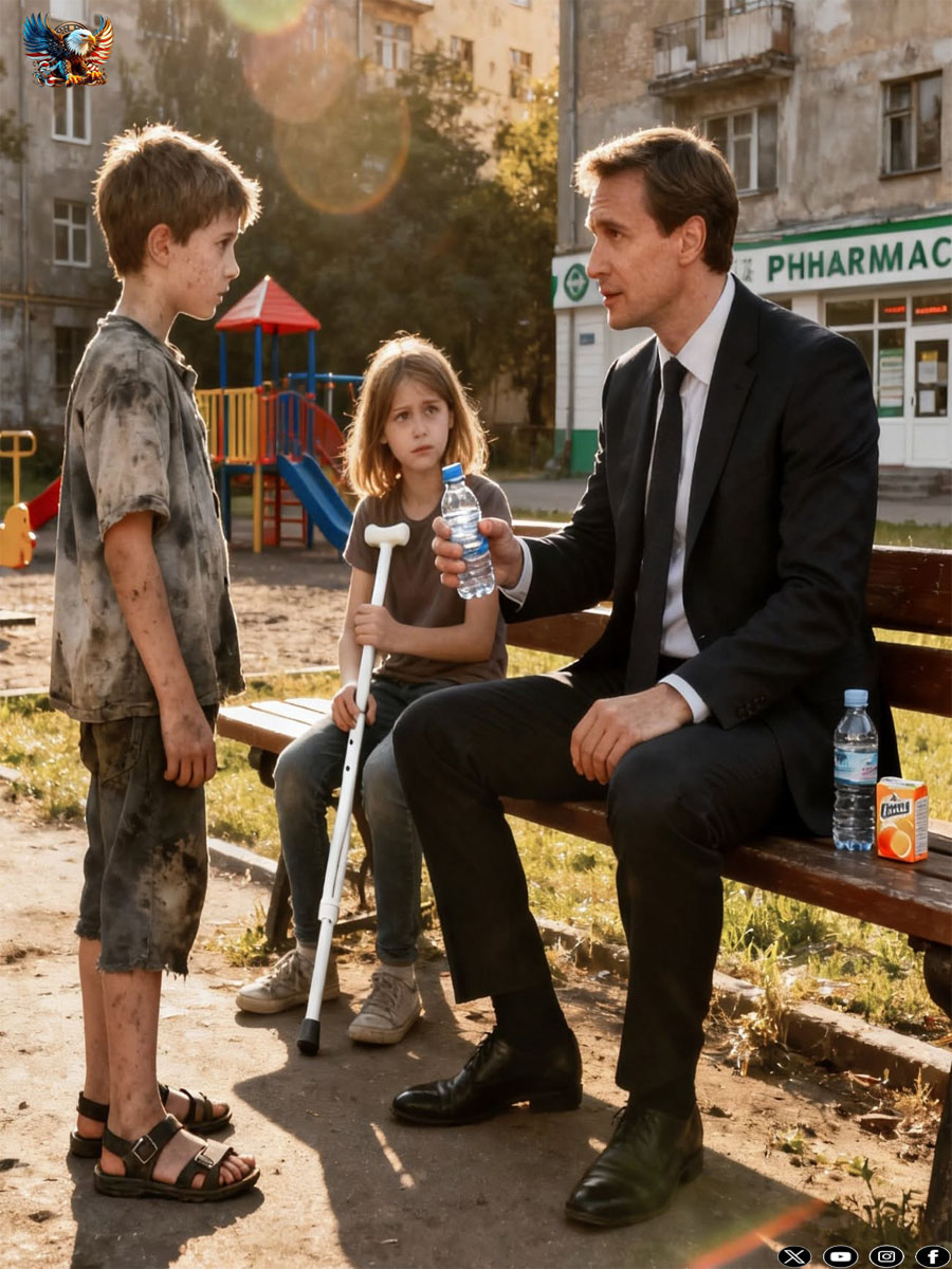 The homeless boy looked at the billionaire and said, “Your daughter isn’t going blind… Your wife is poisoning her.”
