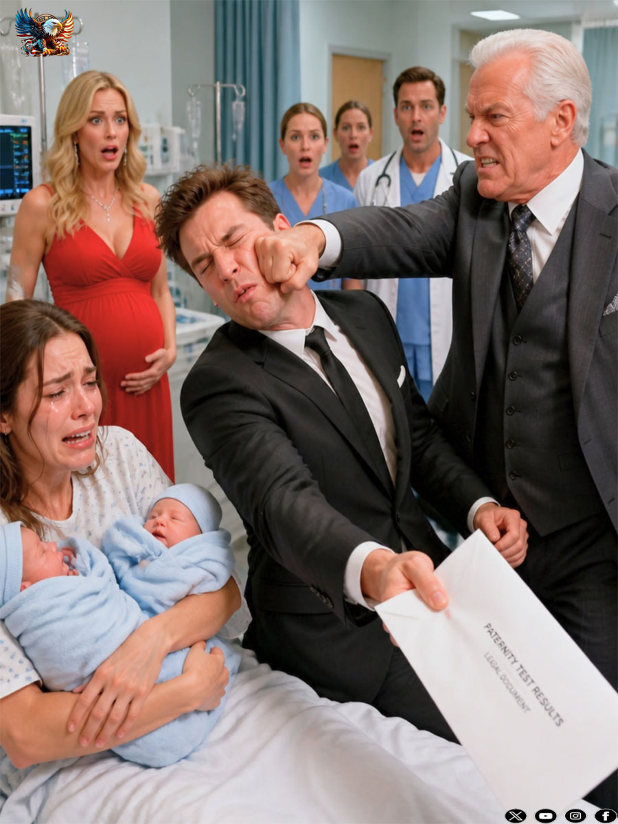 Sitting by my premature twins’ incubators, my husband dropped a folder of divorce papers onto my lap. His pregnant mistress stood behind him, smirking while wearing my custom maternity coat. “I emptied the joint accounts,” he whispered coldly.