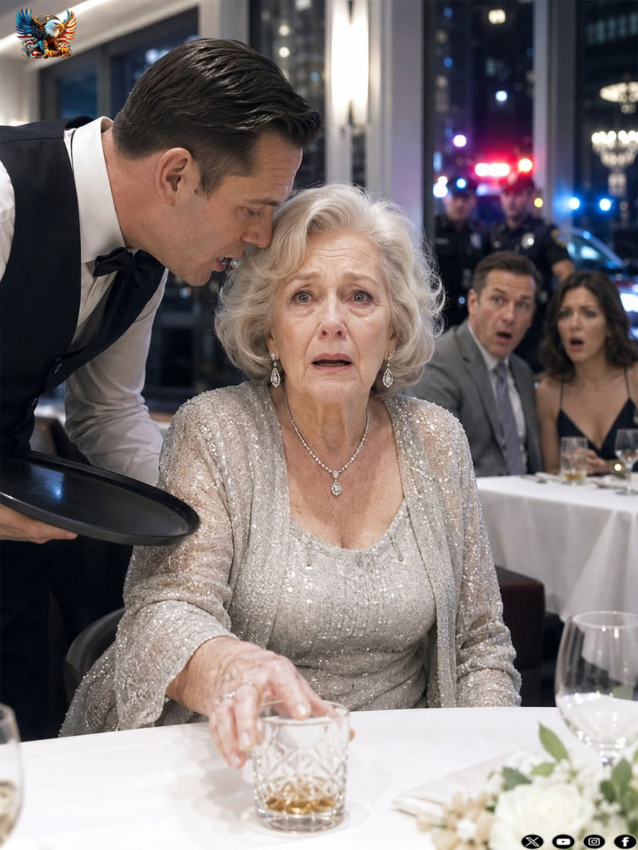 I was having dinner at an upscale restaurant with my daughter and her husband. After they left, the waiter stepped closer, his voice barely above a breath as he whispered, “Ma’am… please don’t drink what they ordered for you.”