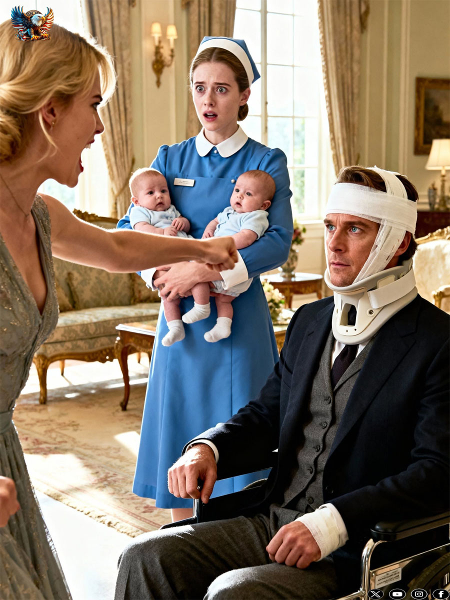 His wife humiliated him believing he was paralyzed, unaware he was faking it. When she attacked the loyal maid, he stood up from his chair and revealed his secret.
