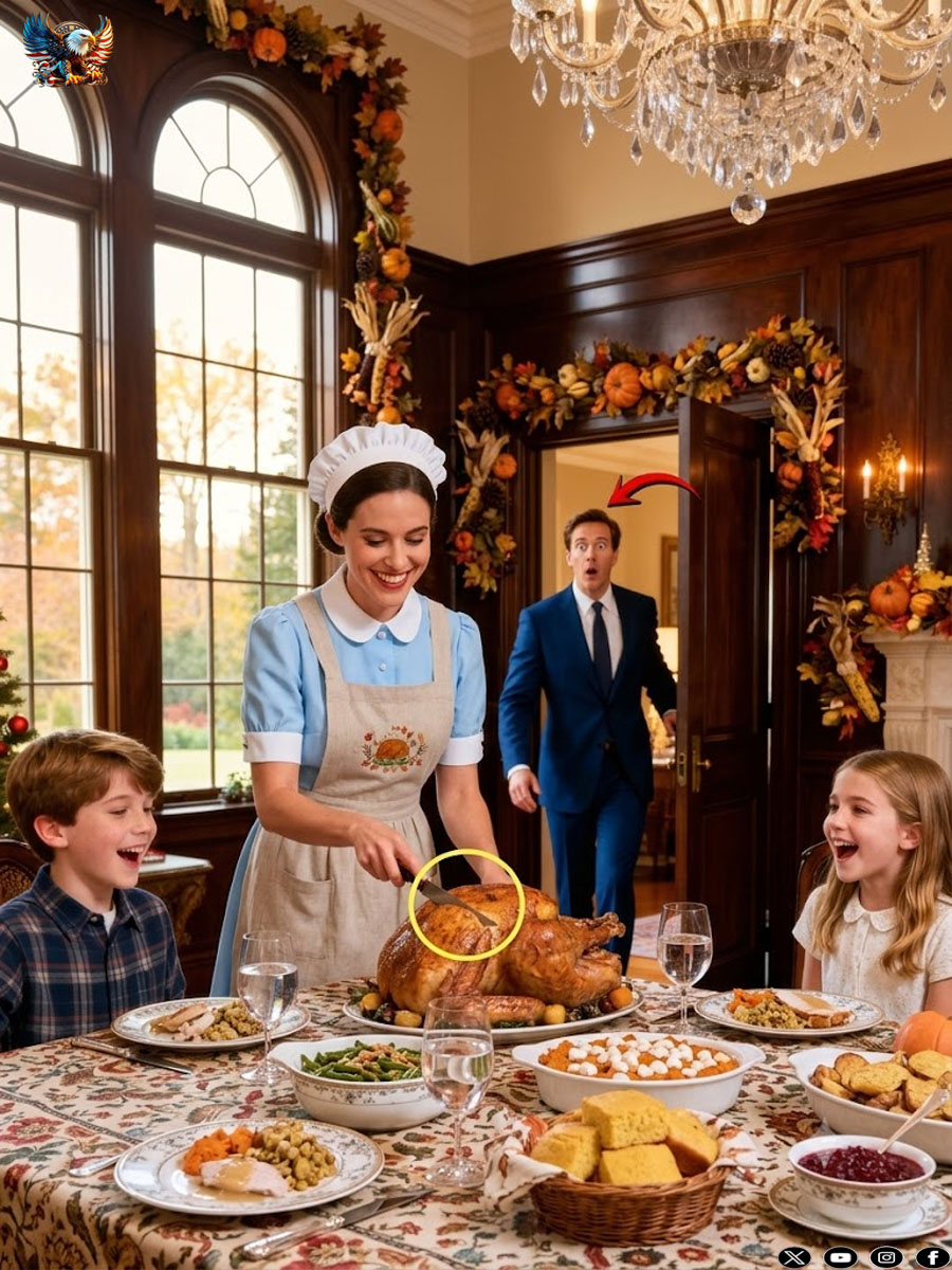 The millionaire twins wouldn’t eat anything, until the new nanny did something—and the widowed father next step made everyone sh0ck…