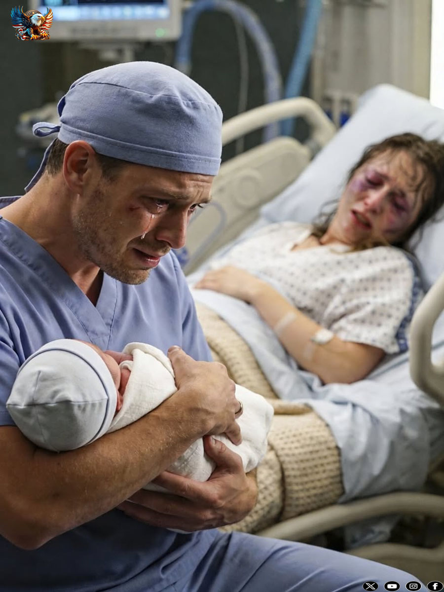 She went to the hospital to give birth, but the doctor burst into tears upon seeing the baby…