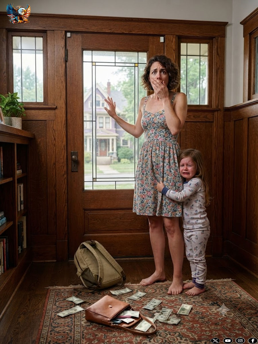 My husband had barely left for his business trip when my six-year-old daughter grabbed my sleeve and whispered, “Mommy… we need to run. Right now.” I stared at her, confused. “What? Why?” She was shaking so badly her voice cracked. “There’s no time. We have to leave the house now.” My heart dropped. I grabbed our bags, rushed toward the front door.That was the exact moment everything changed.