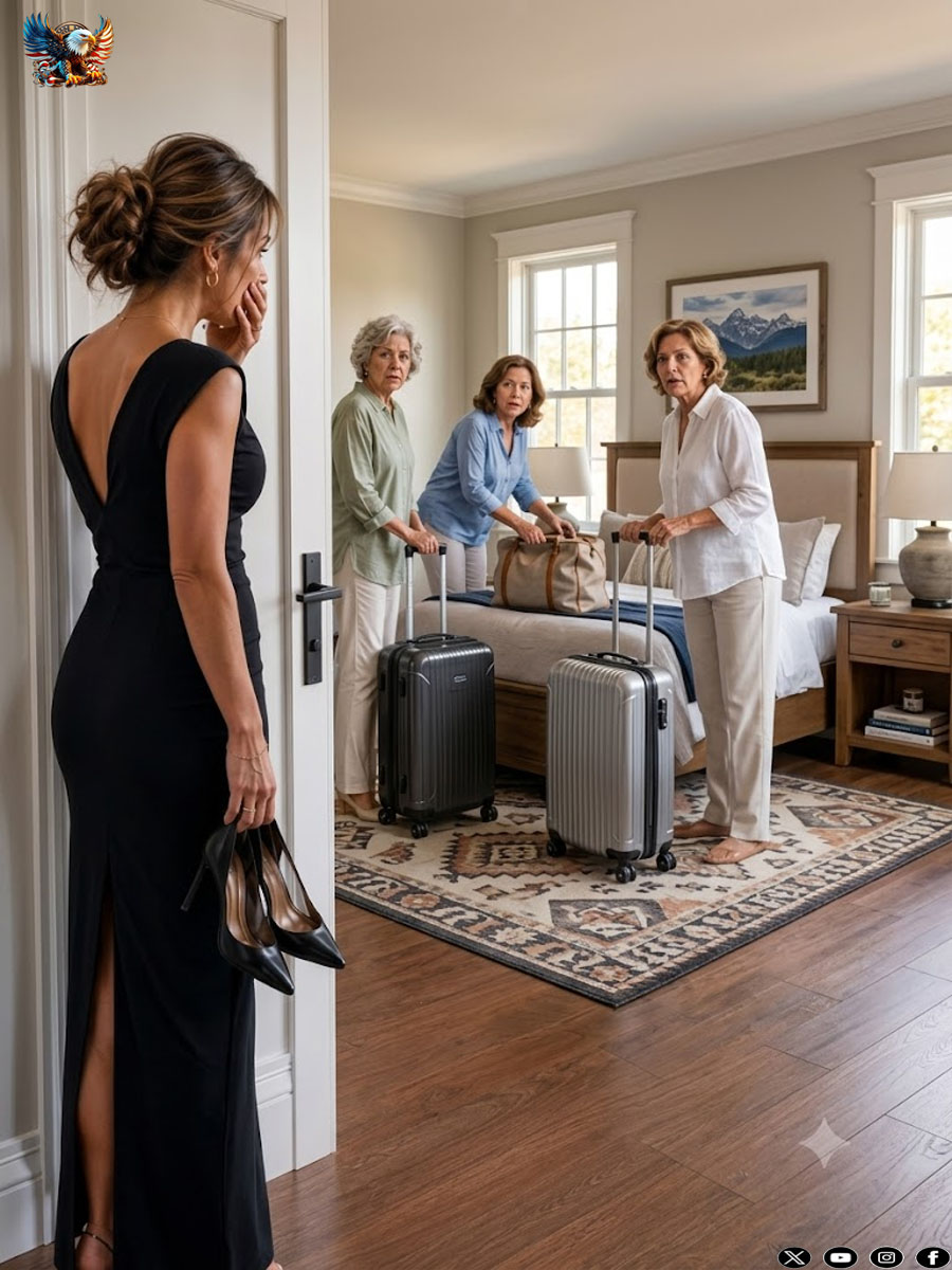 She returned from the funeral to find eight relatives ransacking her house… but her husband had left one last trap.