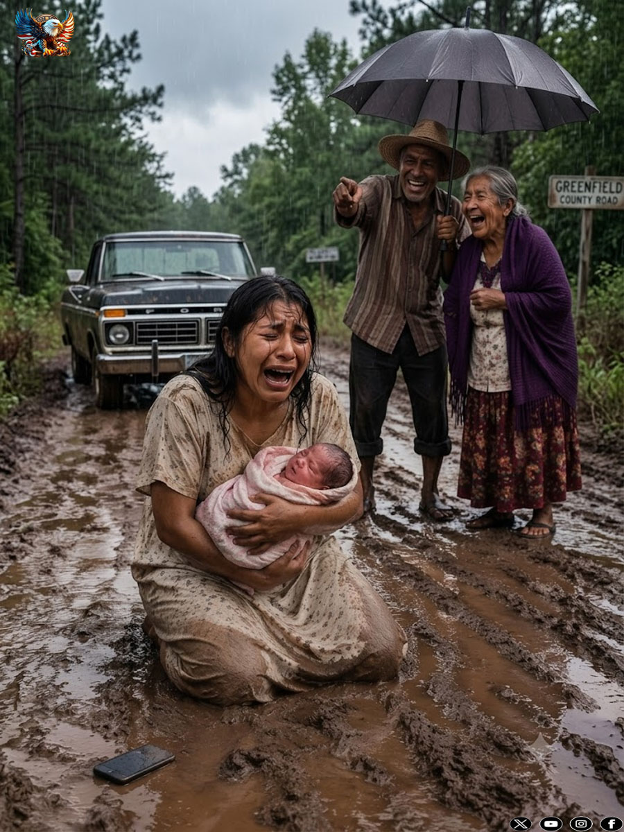 Her parents abandoned her and her baby in the rain, but the audio they mistakenly sent revealed the cruelest plan of the entire family that night.