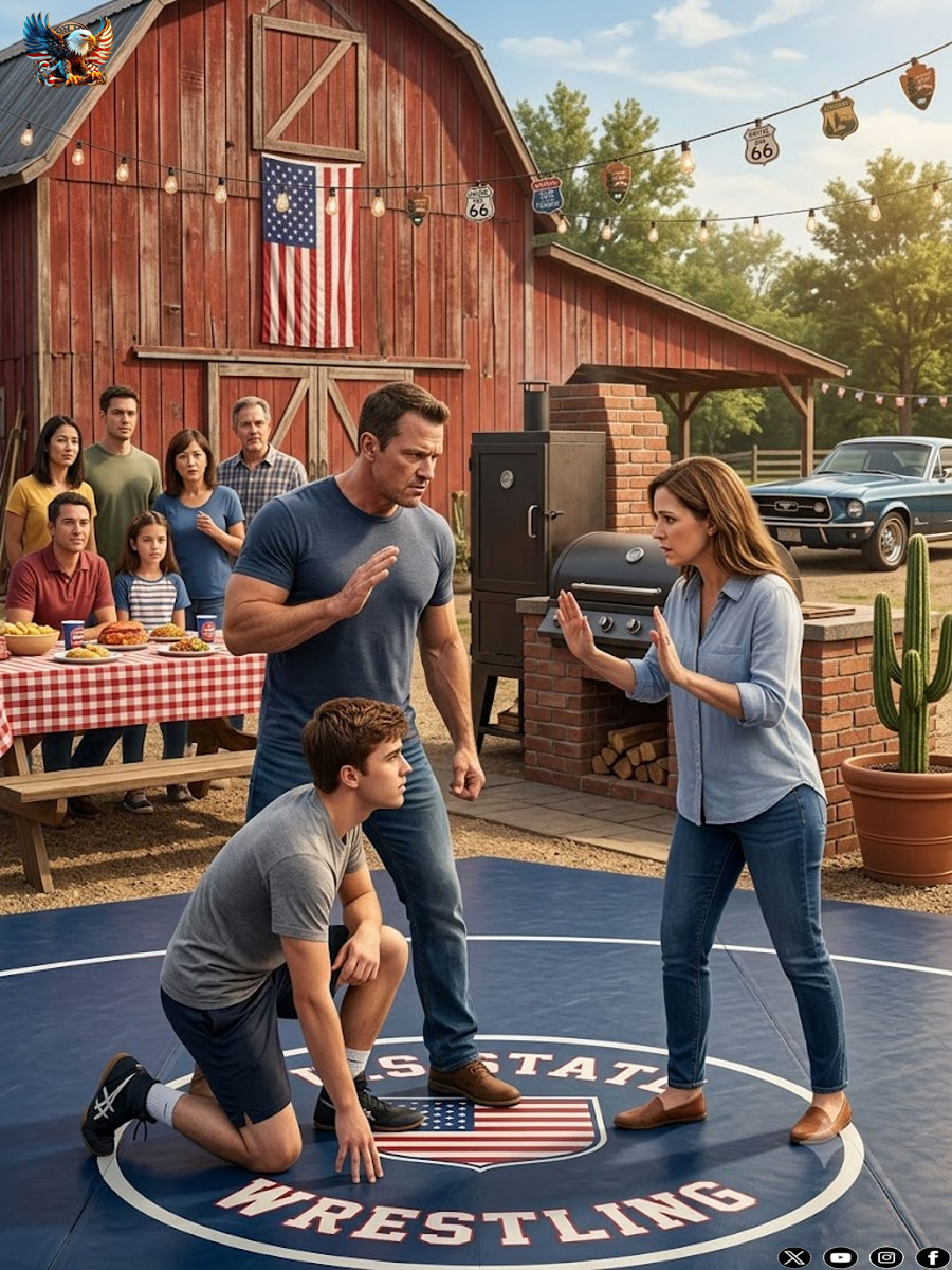 My Brother-In-Law Pu/shed My Thirteen-Year-Old Son Onto The Backyard Mat And Humiliated Me In Front Of The Family While My Husband Chose To Stay Silent. Six Seconds Later, He Was On The Mat, Finally Realizing Who I Really Was And Learning How To Respect Others.