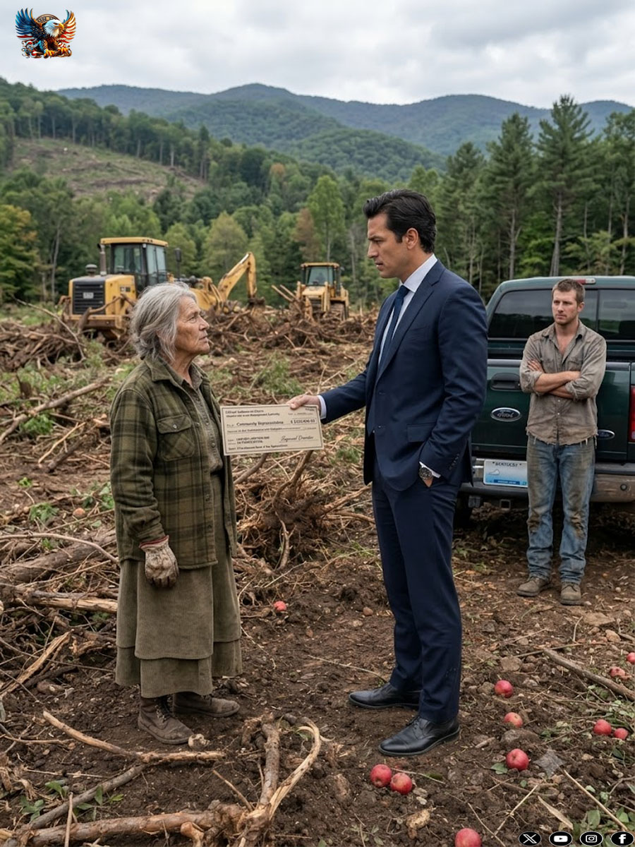 A construction company razed a widow’s centuries-old orchard, believing she would never sue, but a secret file turned its abuse into a $288 million judgment that destroyed its entire empire.