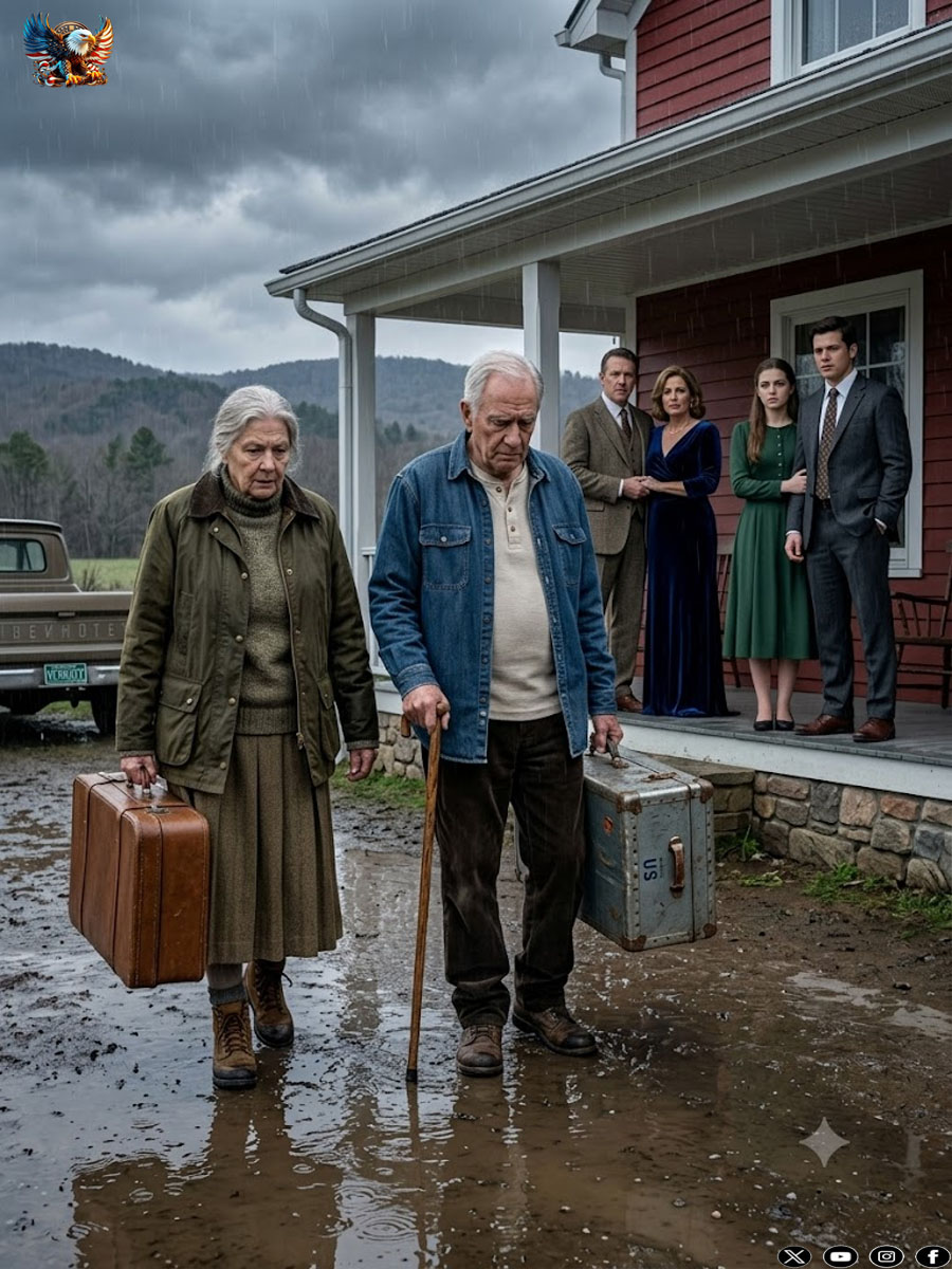 His four children threw them out into the storm to keep their house, never imagining that the old carpenter was hiding a fortune capable of destroying them and changing everything.