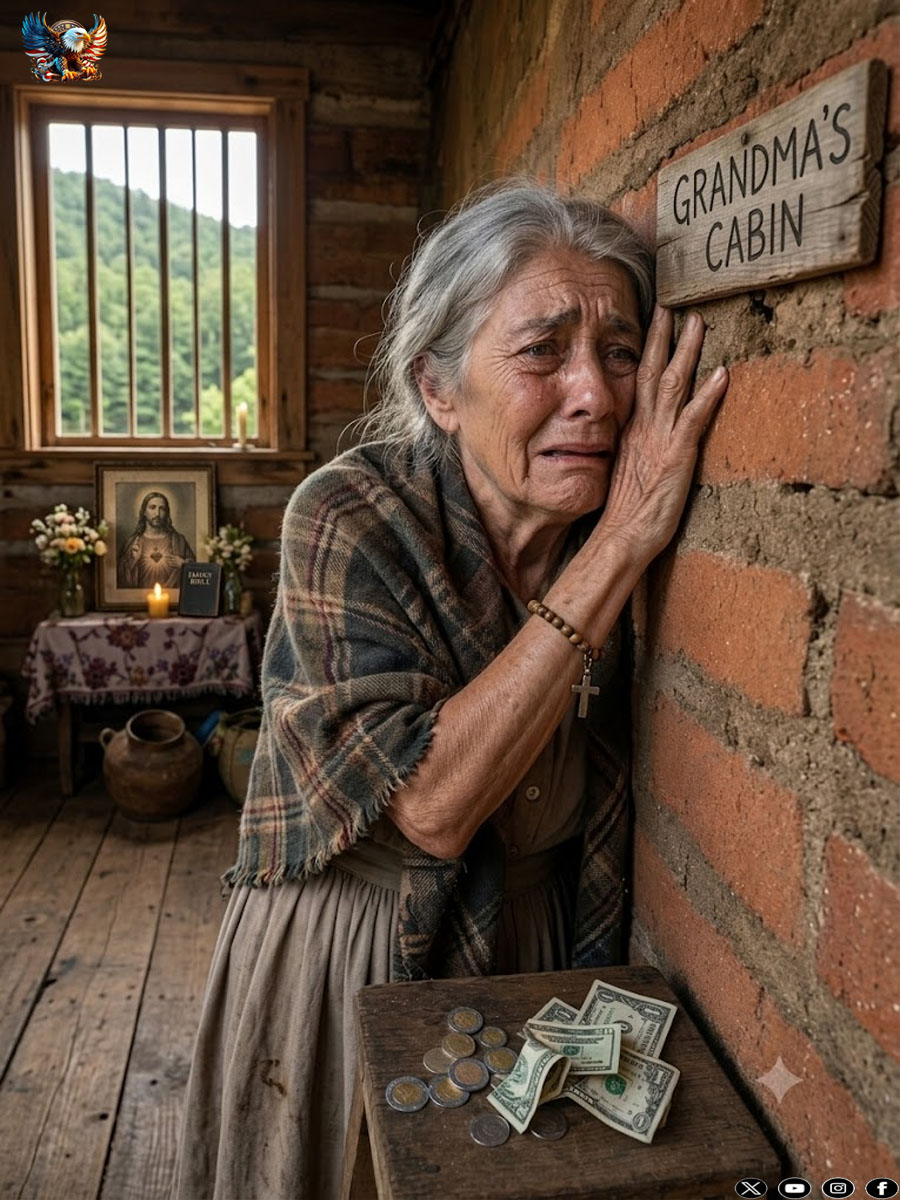 Her daughter locked her behind a wall to keep the house, but 10 years later she returned dressed in blue