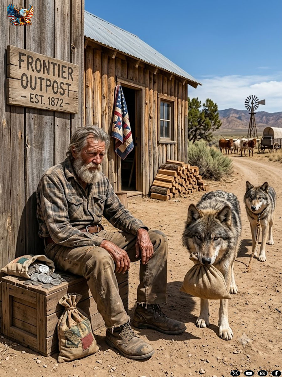 He gave his last taco to a wounded wolf, and days later the pack appeared in front of his ranch to confront the chieftain who wanted to take everything from them with rifles and forged documents.