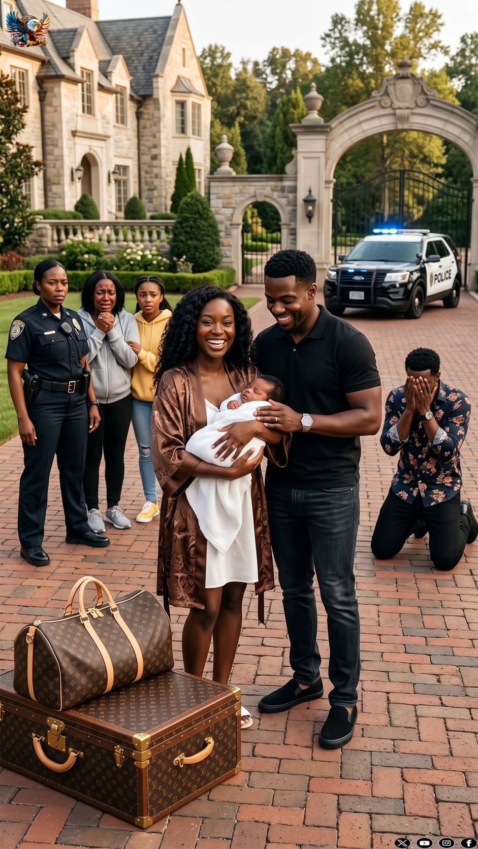I came home with my newborn and couldn’t unlock the front door. When I called my husband, who was relaxing at a luxury resort, he casually laughed, “Oh, I changed the locks last week. You can stay with your mom until I get back.”So I sold the house and waited. The moment he returned, his scream could be heard down the entire street…