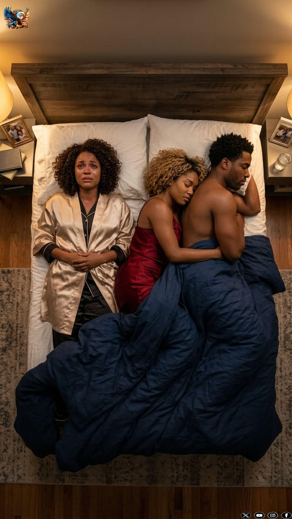 Every night, my brother’s new wife dragged her pillow into my room and insisted on sleeping in the middle of the bed, right between my husband and me. “I’m scared of the bad dreams,” she whispered. My husband told me to let it go. I thought she was crazy. I thought she wanted my husband. But on the 17th night, I woke up to a chilling CLICK in the dark. My sister-in-law squeezed my hand tightly, warning me not to move. I suddenly realized the horrifying truth right inside my bed.