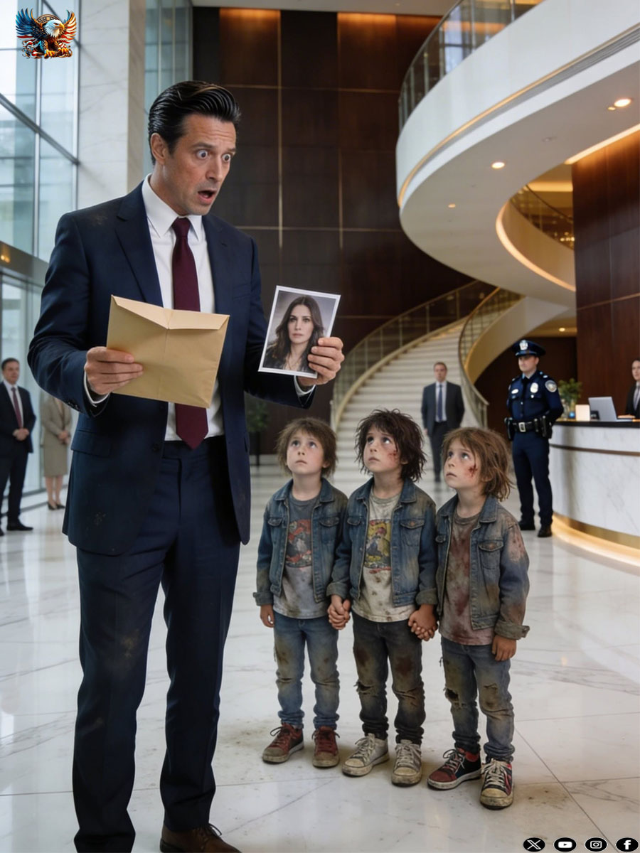 Three Beggar Triplets Walked Into a Ruthless Millionaire’s Bank—Everyone Laughed… Until One Envelope Exposed Terrifying truth