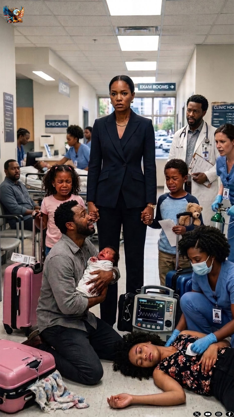 Right after signing our divorce, my ex ran to the clinic to celebrate his mistress’s newborn. I was already at the airport with our kids when the doctor told my ex, “You’re sterile; this baby isn’t yours.” Panic-stricken, my ex called me begging to stop the divorce, but I replied…