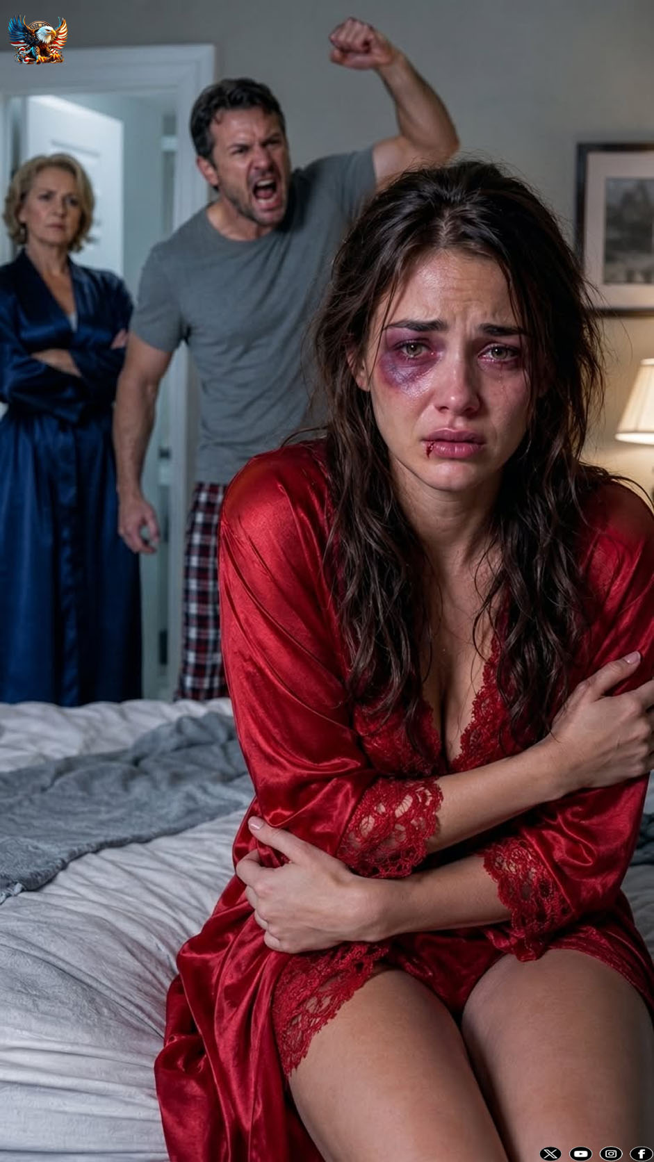 At 3 am, my husband dragged me from bed and struck me until my lip blood, yelling: “Get up, useless woman!” His mom laughed. I thought escaping into the freezing night with my evidence would be the end of my nightmare. I had no idea I was about to become a hunted ghost in my own city. My payback cost them everything.