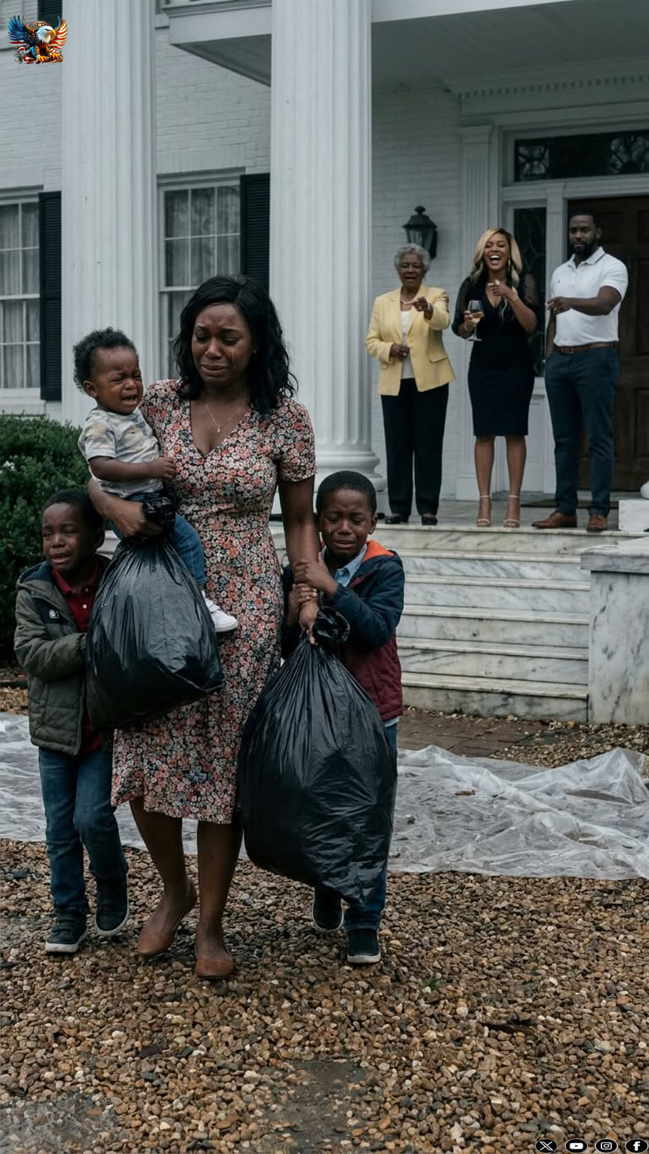 My husband cheated. I packed my kids and drove to my parents’ house. My father opened the door, looked at my three children standing behind me, and slowly closed it. My brother said no space. My sister called me impulsive. I picked up that garbage bag, walked back to my car, and I whispered 3 words..
