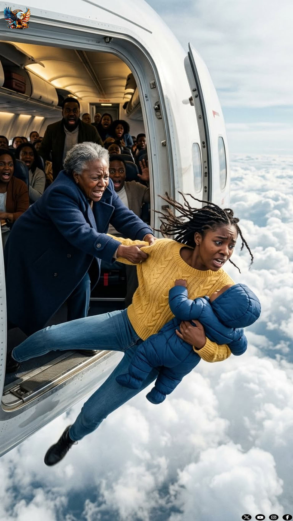 My parents suggested a “celebration flight” for my newborn, so I climbed into their plane. But midflight, Mom yelled, “We don’t want your baby!” My sister cackled, “Farewell, nuisances!” while Dad swung the door open and shoved me and my baby outside. Hours later, they saw the news, panicked, and called me…
