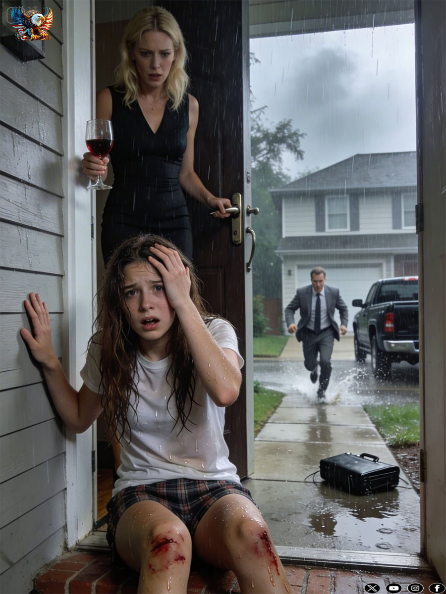 My stepmother dragged me by the hair and locked me outside in freezing rain—just because I broke a plate.