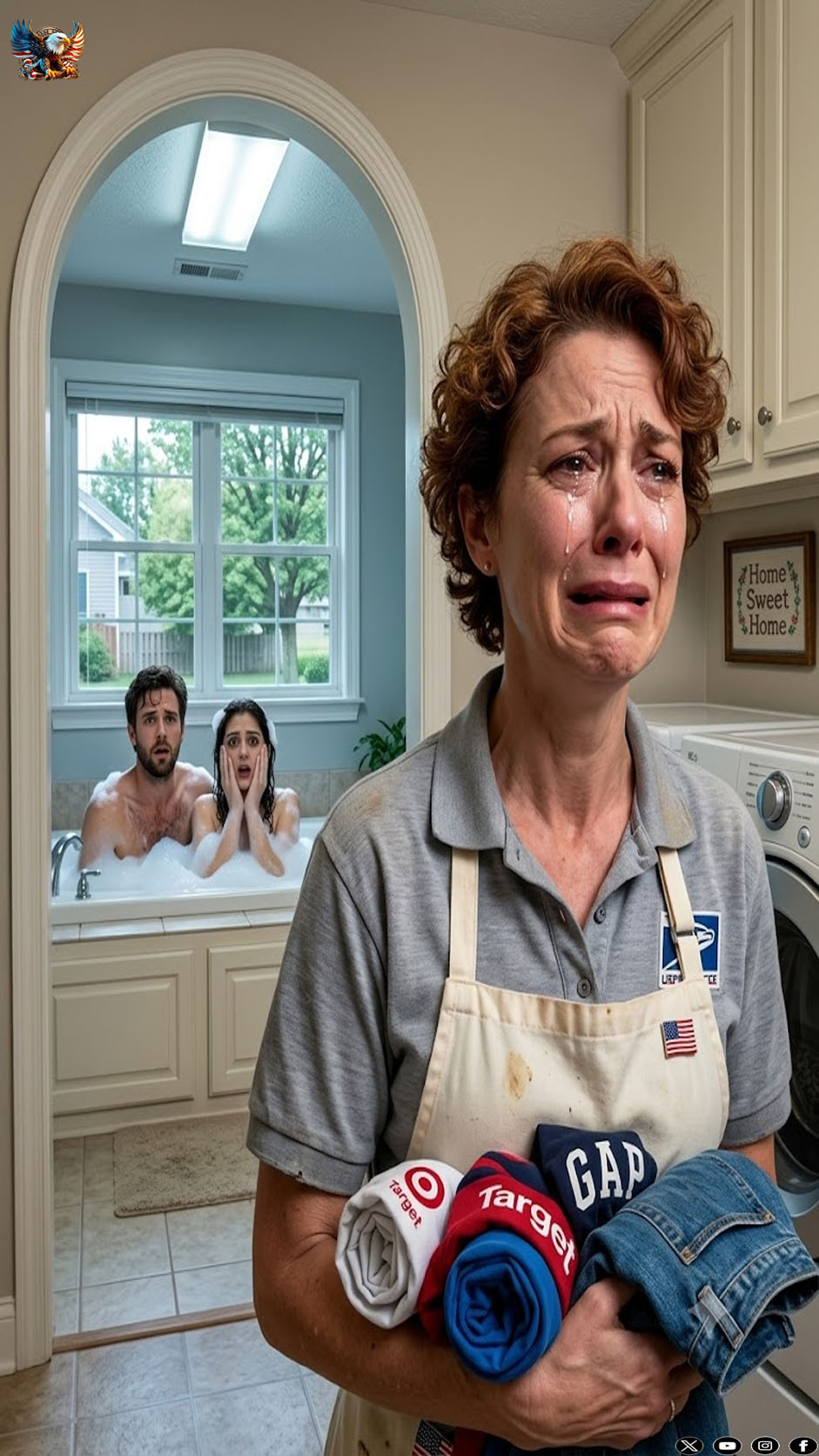 My husband was secretly bathing “together” with our housemaid in the bathtub. I gathered all their clothes, locked the door, and invited the relatives to “enjoy the surprise feast.” The screams that followed were deafening…