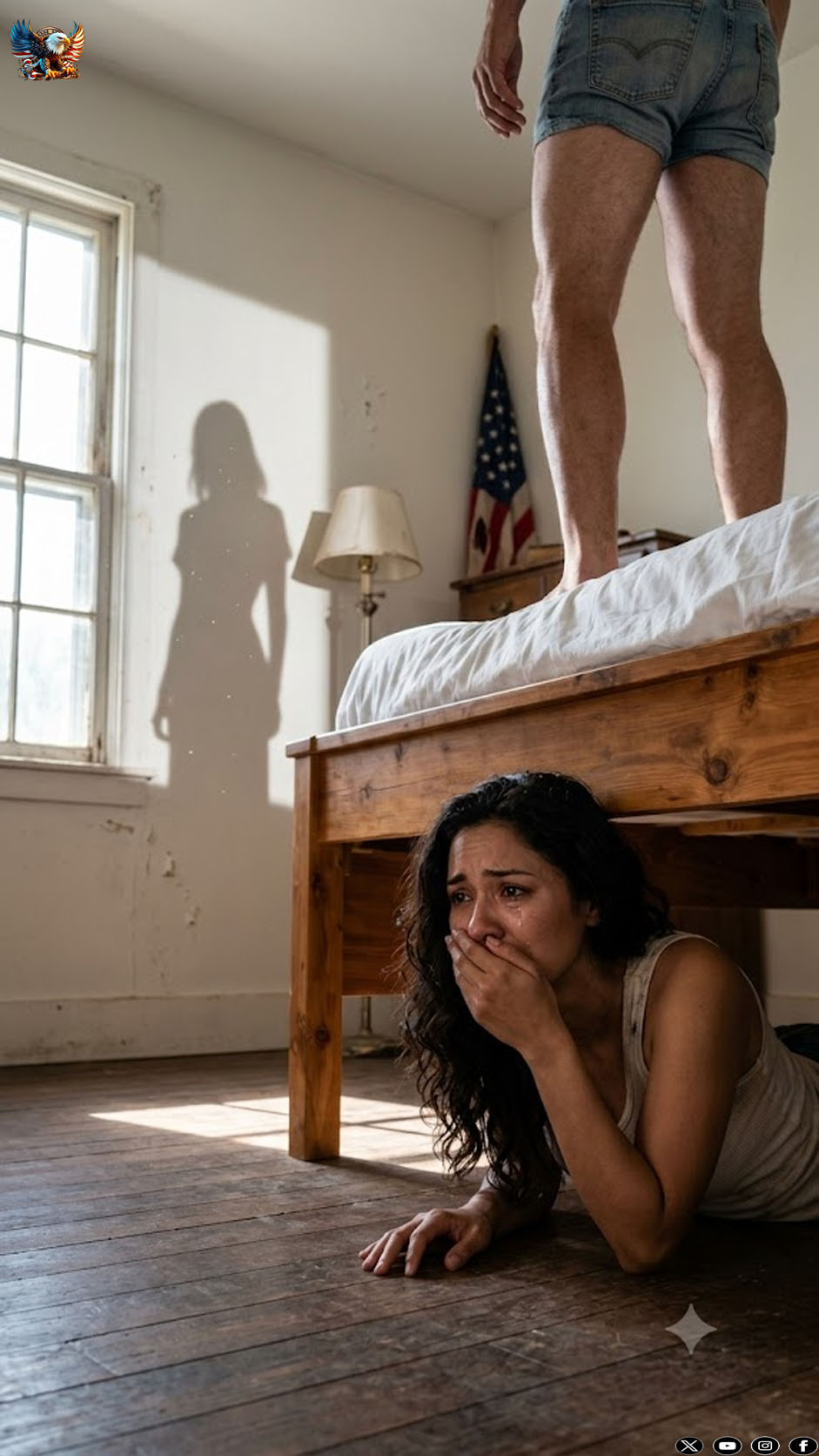 My neighbor screamed at me when I got home: “Your house makes too much noise during the day!” “There shouldn’t be anyone home,” I told her. “I heard screaming!” The next day, I pretended to leave for work and hid under the bed. Hours later, when I heard the voice of the person who entered my room, I was paralyzed with terror…