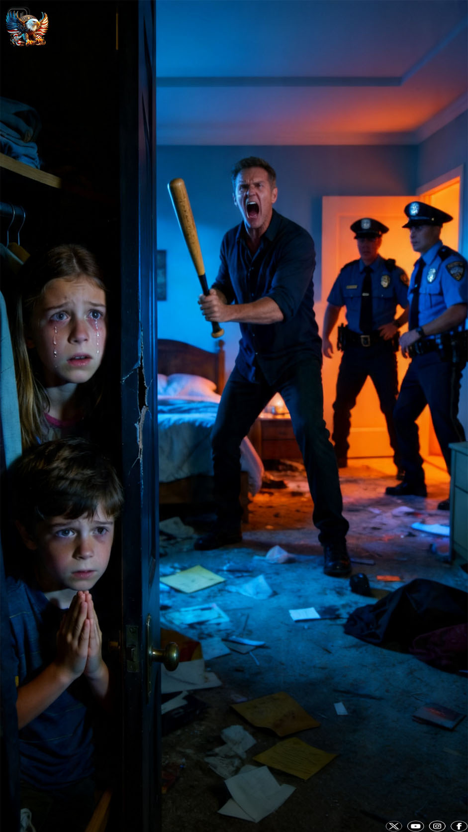A terrified girl called 911: “My dad and his friend are drunk… they’re doing it to mom again!” When the police arrived minutes later, what they found inside left them frozen in horror…