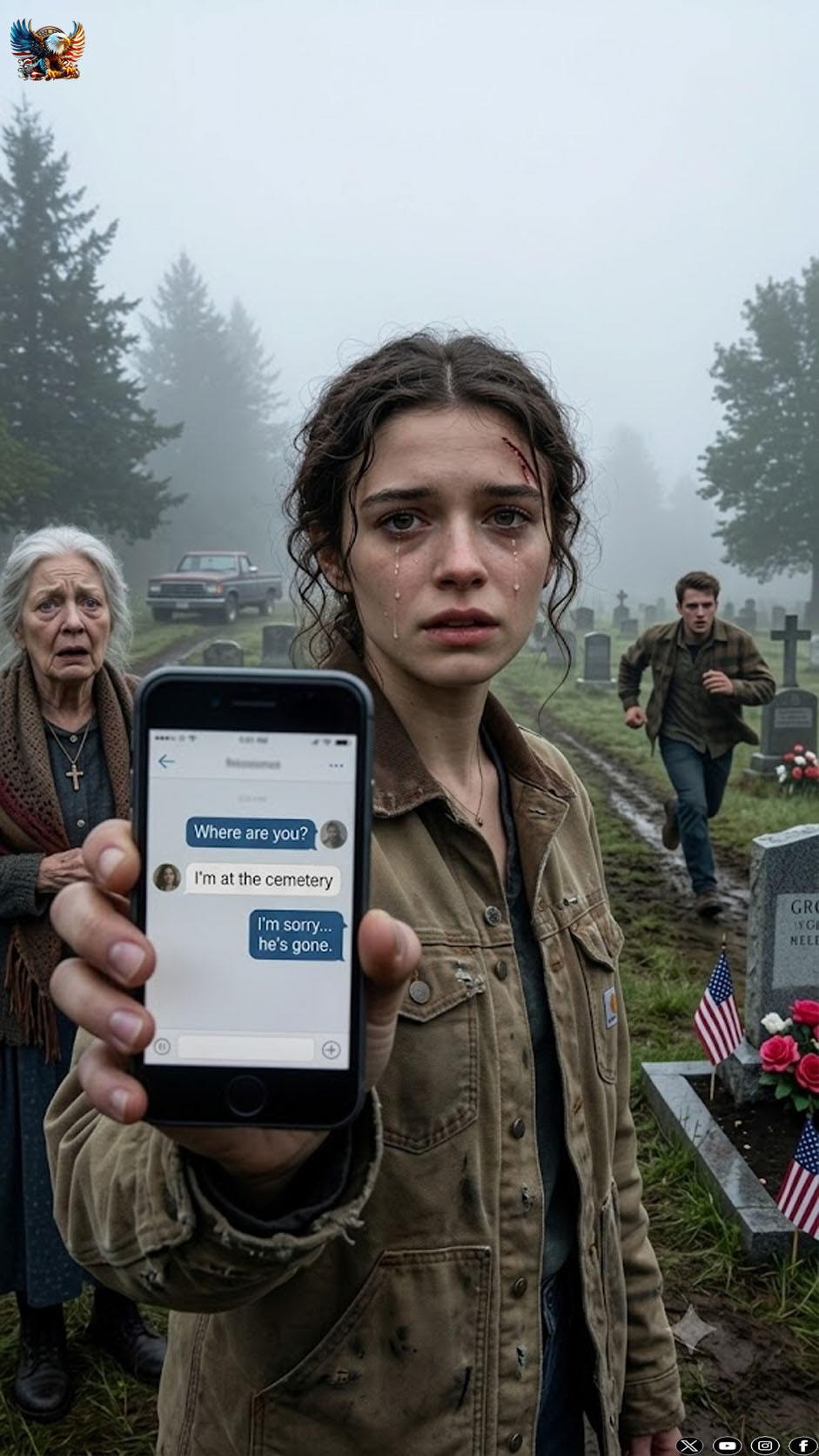 My husband left my father’s funeral to travel with his mistress. But at 3 a.m. I received a message from my father: “my daughter it’s me, dad. Come to the cemetery immediately and very quietly.”
