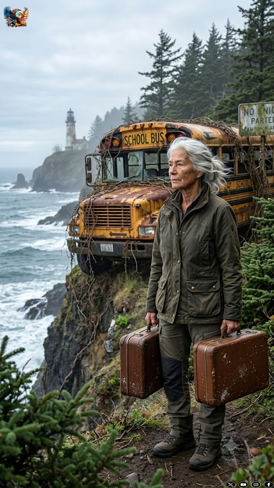 AT 75, SHE LOST EVERYTHING AND SLEPT IN AN ABANDONED BUS: WHAT SHE FOUND INSIDE CHANGED EVERYTHING!