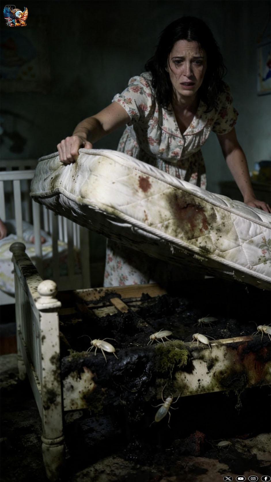 Mafia Boss’s Three-Month-Old Baby Wouldn’t Stop Screaming in the Middle of the Night Inside His Secluded New York Mansion — And Long Before Anyone Dared to Ask Why Four Nannies Had Quietly Disappeared, a Broke Housemaid With a Medical Past Lifted the $2,000 Imported Crib Mattress and Discovered Something Rotting That Was Never Meant to Be Found