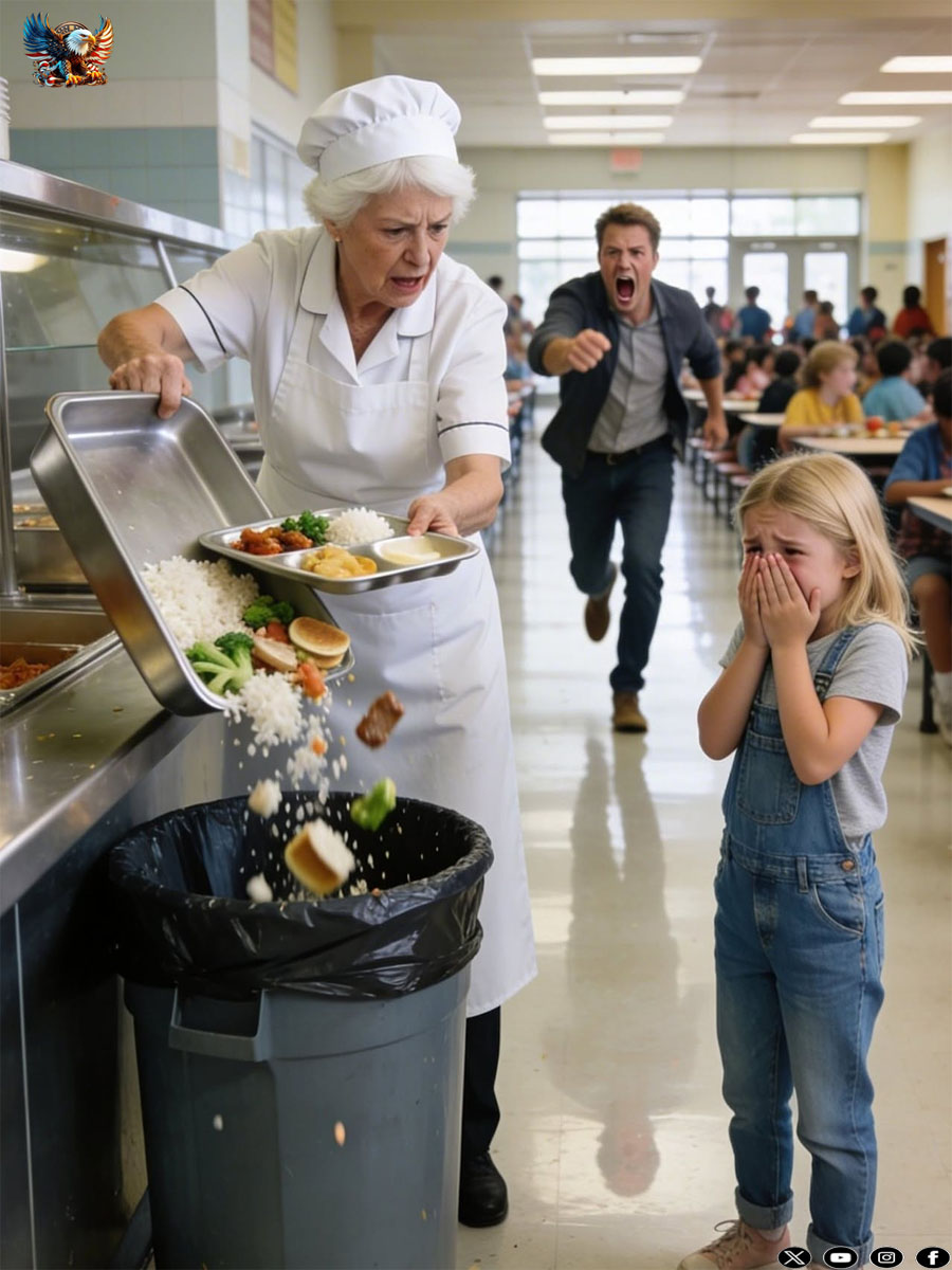 I stopped by my six-year-old daughter’s school at noon to surprise her… but the moment I stepped into the cafeteria, I froze at what I saw.
