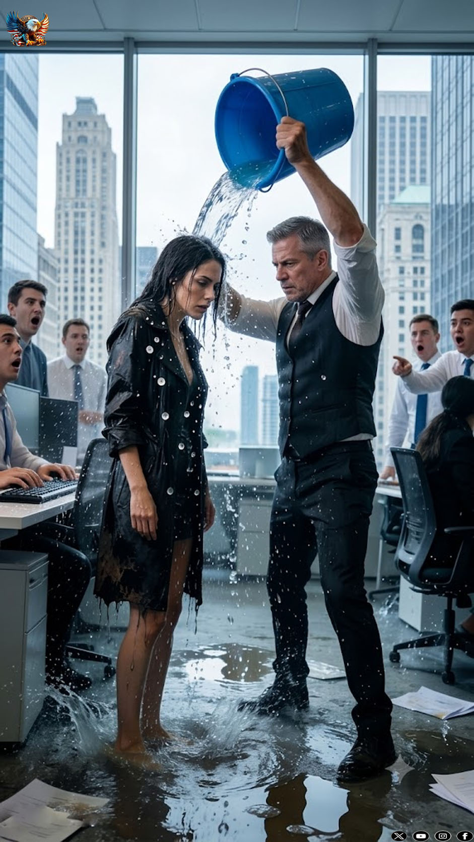 He humiliated her in front of everyone for looking poor, without knowing she was the millionaire owner of the entire company.