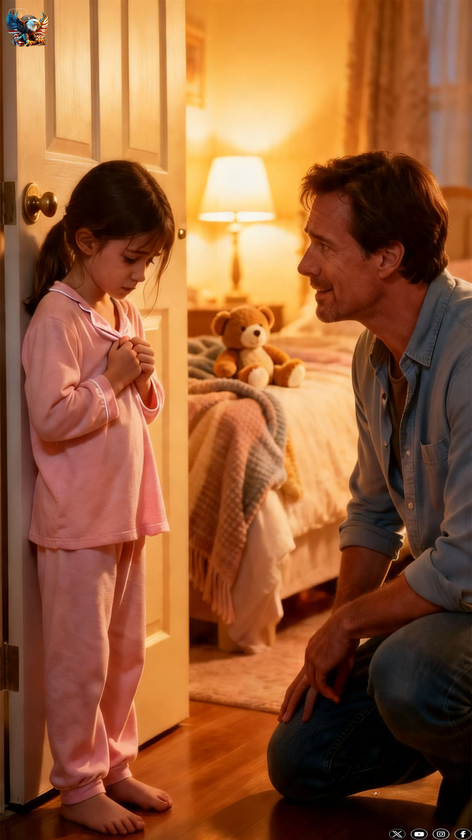 “Daddy… my back hurts so much I can’t sleep. Mommy told me I didn’t have the right to tell you.”
