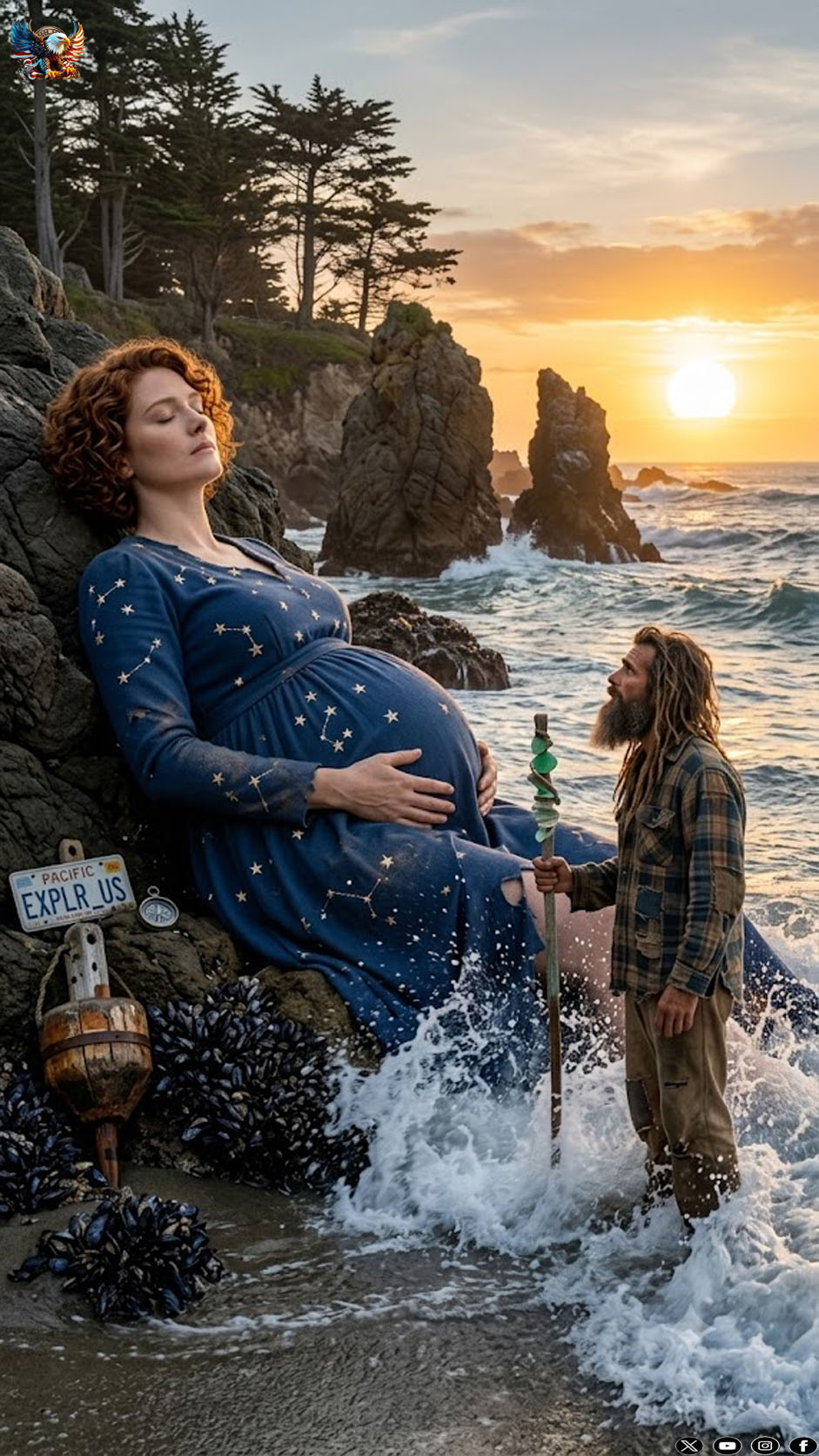 I decided to save a pregnant giantess I found on the island. 7 days later, I realized that…