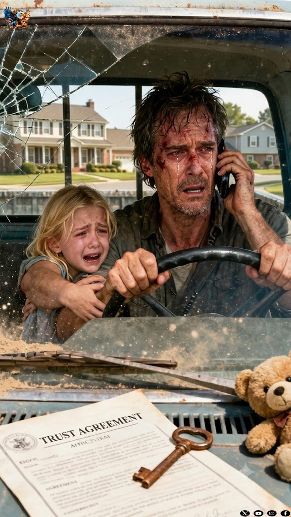 My daughter and I had been living in my truck for eight months when the phone rang, and by then, I had already learned not to expect anything good.