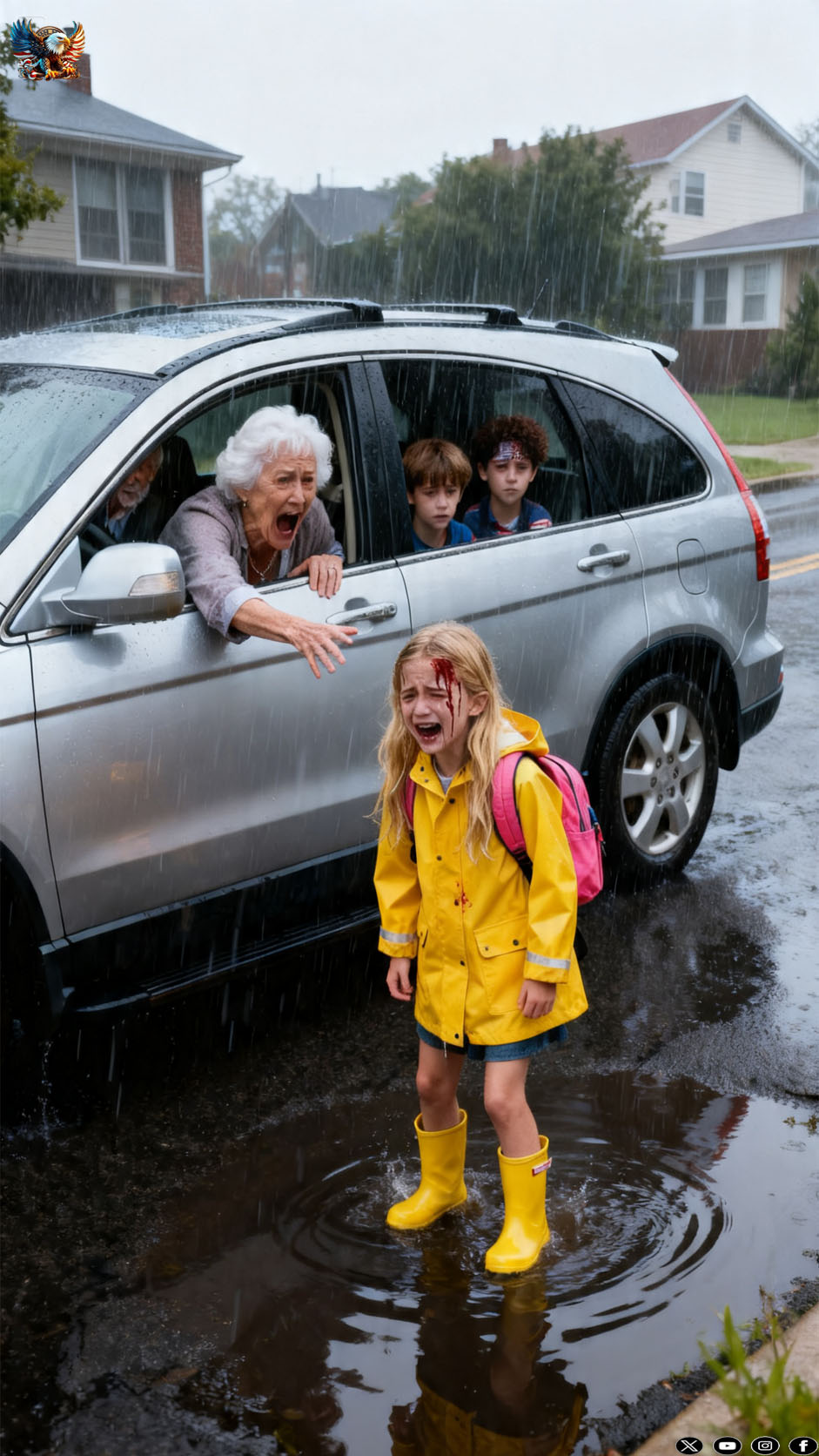 During school pickup, my parents drove away with my sister’s children right in front of my daughter.